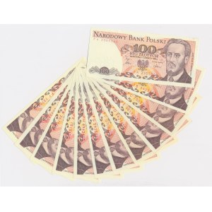 100 Gold 1986 - PA bis PY (12 Stck.)