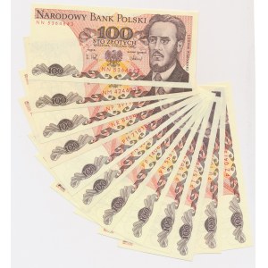 100 Gold 1988 - NN bis PZ (12 Stk.)