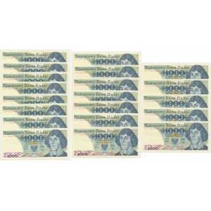1.000 złotych 1982 - HA do HZ (20 szt.)