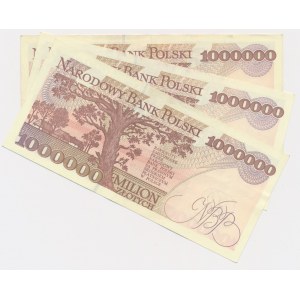 1 million zloty 1993 - F, H, M (3 pcs.).