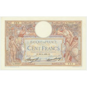 France, 100 Francs 1935