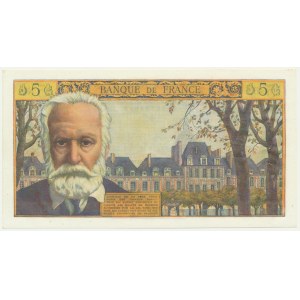 Francie, 5 nových franků 1961 - Pasteur