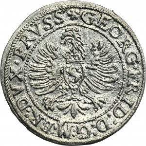Duchy of Prussia, Georg Friedrich von Ansbach, Groschen Königsberg 1597 - RARE