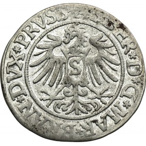 Duchy of Prussia, Albrecht Hohenzollern, Groschen Königsberg 1535 - PRVSS