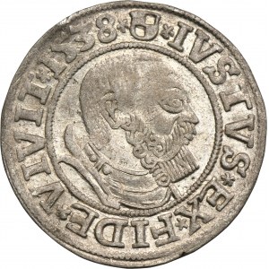 Duchy of Prussia, Albrecht Hohenzollern, Groschen Königsberg 1538 - PRVSS