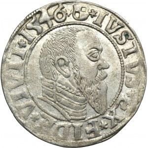 Duchy of Prussia, Albrecht Hohenzollern, Groschen Königsberg 1546 - PRVSS