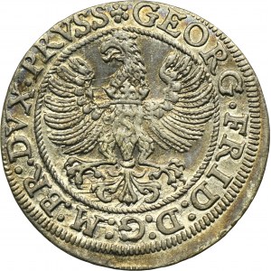 Knížecí Prusko, Georg Friedrich von Ansbach, Grosz Königsberg 1587 - RARE