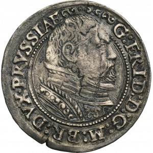 Knížecí Prusko, Georg Friedrich von Ansbach, Trojka Königsberg 1588 - RARE