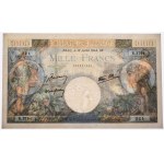 Francúzsko, 1 000 frankov 1944 - PMG 64