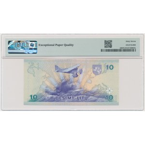 Lithuania, 10 Litu 1997 - AAD - PMG 67 EPQ