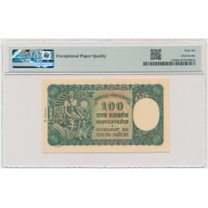 Československo, 100 korun 1940 - MODEL - s razítkem - PMG 66 EPQ