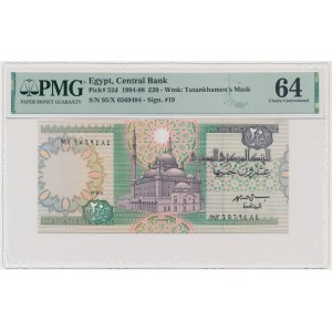 Egypt, 20 Pounds 1994-98 - PMG 64