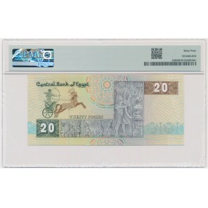 Egypt, 20 Pounds 1994-98 - PMG 64