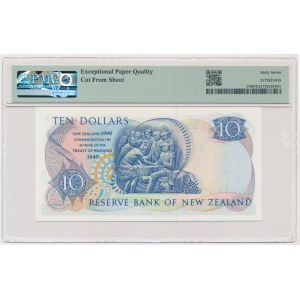 Nový Zéland, 10 USD 1990 - PMG 67 EPQ - pamätný