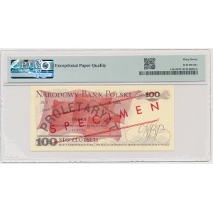 100 złotych 1979 - WZÓR - EU 0000000 - No.0305 - PMG 67 EPQ