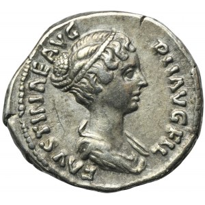 Římská říše, Faustina II. mladší, denár