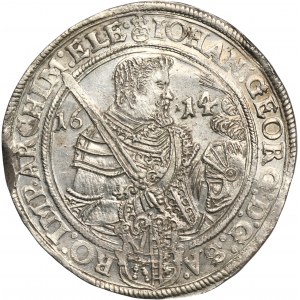 Germany, Saxony, Johann Georg I and August, Thaler Dresden 1614