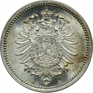 Německo, Německé císařství, Wilhelm I., 50 Feniges Berlin 1876 A