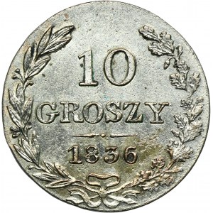 10 groszy Warsaw 1836 MW - RARE