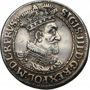 Sigismund III Vasa, 1/4 Thaler Danzig 1619 SB - RARE