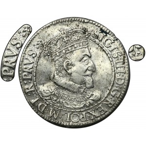 Sigismund III Vasa, 1/4 Thaler Danzig 1617 - PRVS:⠛ - RARE