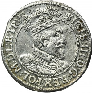 Sigismund III Vasa, 1/4 Thaler Danzig 1621 - RARE