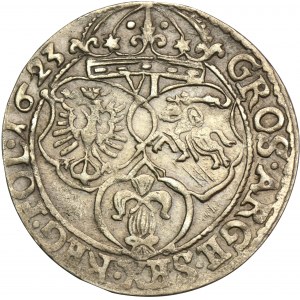 Sigismund III Vasa, 6 Groschen Krakau 1623