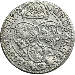 Sigismund III Vasa, 6 Groschen Merienburg 1599