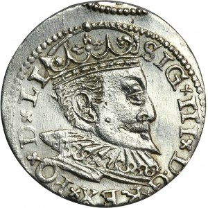 Sigismund III Vasa, 3 Groschen Riga 1596 - LI