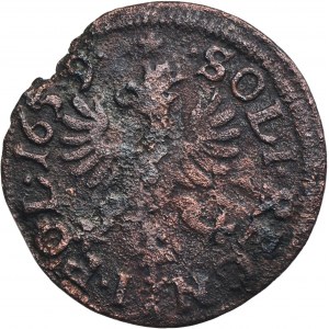 John II Casimir, Schilling Krakau 1659 - VERY RARE
