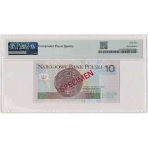 10 złotych 1994 - WZÓR - AA 0000000 - Nr. 427 - PMG 66 EPQ