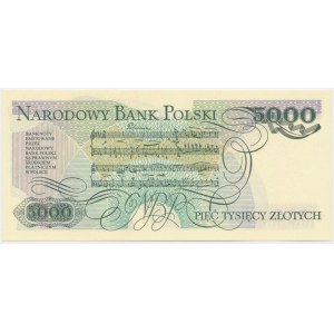 5,000 zloty 1986 - BS -.