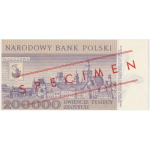 200.000 złotych 1989 - WZÓR - A 0000000 - No.0511 -