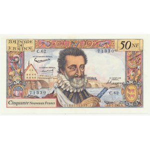 France, 50 New Francs 1961 - Henri IV
