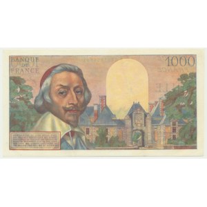 Francúzsko, 1 000 frankov 1955 - Richelieu