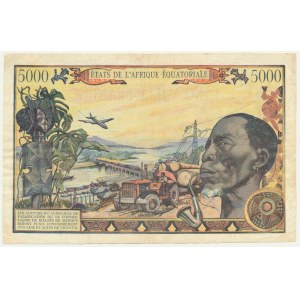 Státy rovníkové Afriky, Středoafrická republika, 5 000 franků (1963)