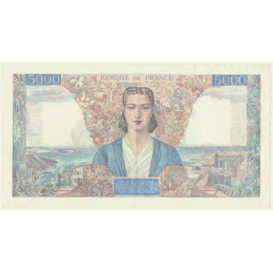 France, 5.000 Francs 1945