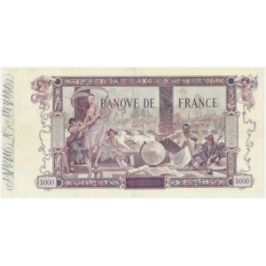 Francie, 5 000 franků 1918 (1938) - RARE