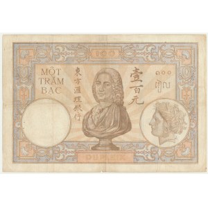 French Indochina, 100 Piastres (1936-1939)