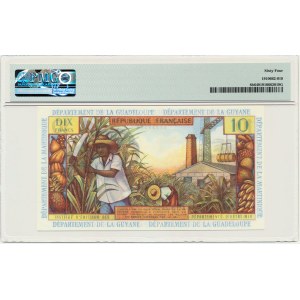 French Antilles, 10 Francs (1964) - PMG 64
