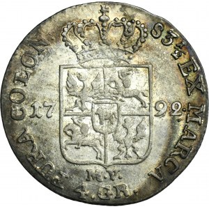 Poniatowski, 4 Groschen 1792 MV