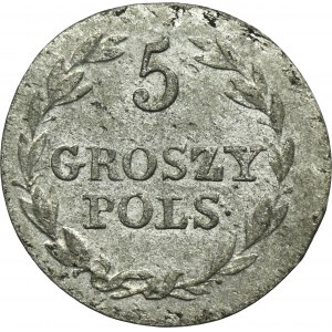 Polish Kingdom, 5 groschen 1827 FH