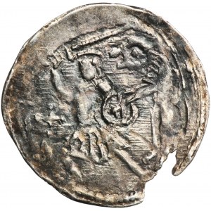 Silesia, Boleslaw I the Tall, Denarius Breslau - Fight with lion