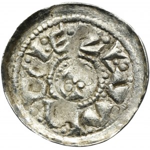 Boleslaw II the Bold, Denarius - small cross