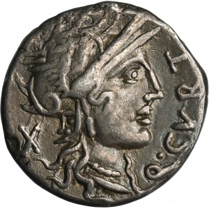 Roman Republic, Q. Curtius & M. Silanus, Denarius