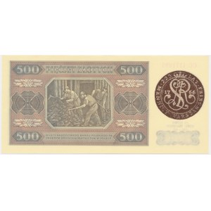 500 gold 1948 - CC - commemorative imprint -.