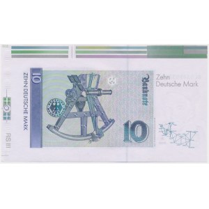 Germany, BDR, 10 Mark 1993 - uncut -