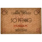50 Pfennig 1940 - red serial number - PMG 63
