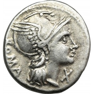 Roman Republic, L. Flaminius Chilo, Denarius