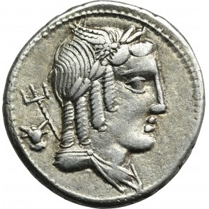 Roman Republic, L. Iulius Bursio, Denarius